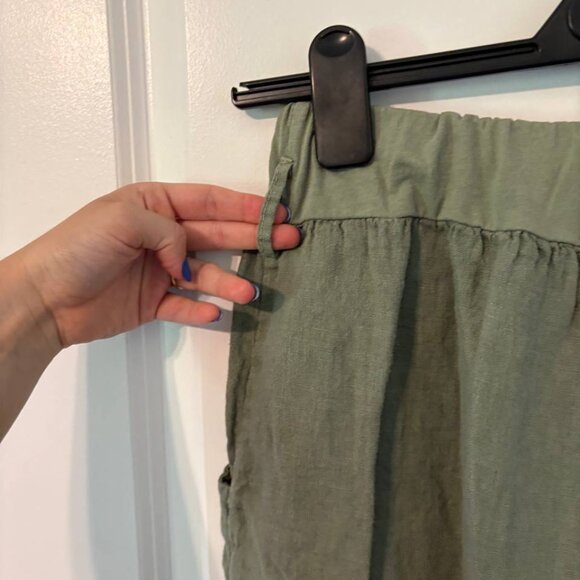 Firenze in Maglia Boho Olive Green Culottes - Picture 5 of 9